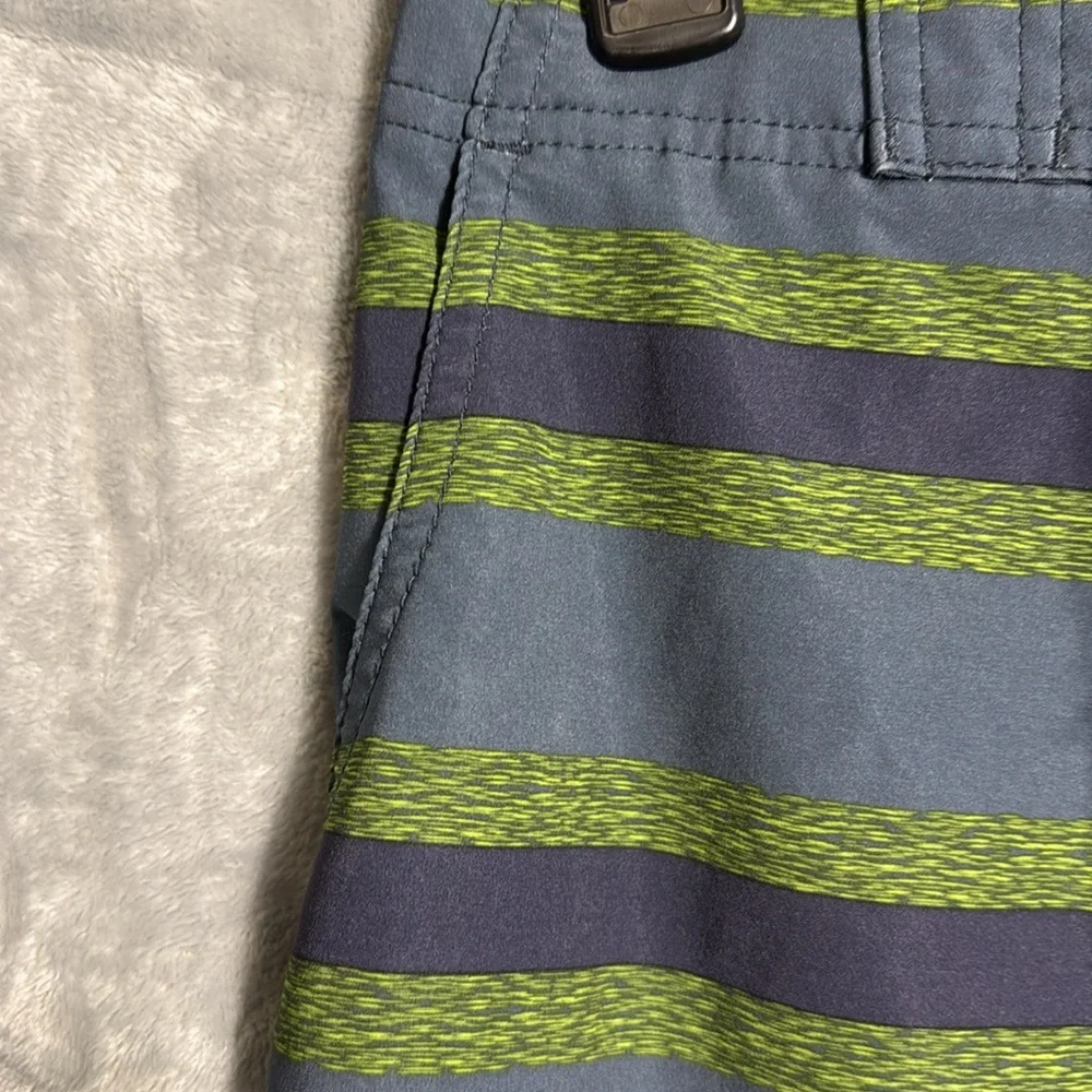 Prana shorts‎ Prana breathe shorts men’s size 28 Blue and Green Board Shorts